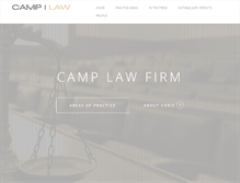 Tablet Screenshot of camplawtulsa.com